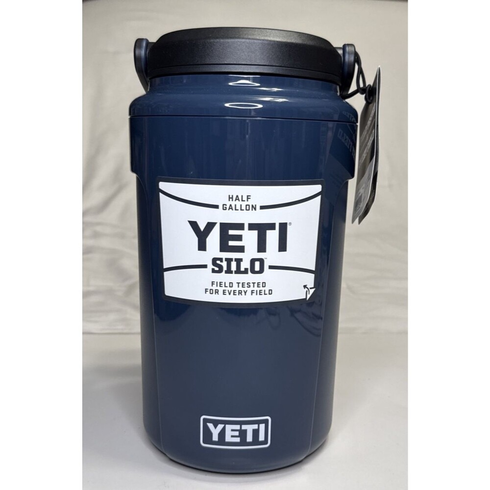 Yeti Silo 1/2 Half Gallon Royal Blue MagSlider Straw Cap Fence Hook New